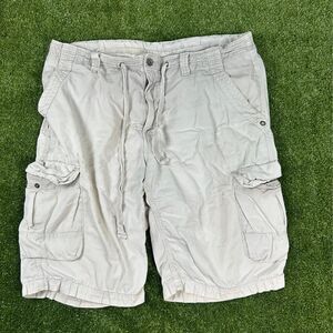 Calvin-klein Men's Cream and Grey Shorts